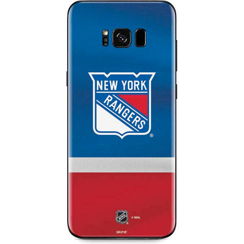 NHL New York Rangers Jersey Galaxy S8 Plus Skin